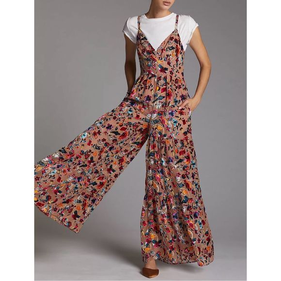 Anthropologie Pants & Jumpsuits Anthropologie Hutch Flounced Floral
